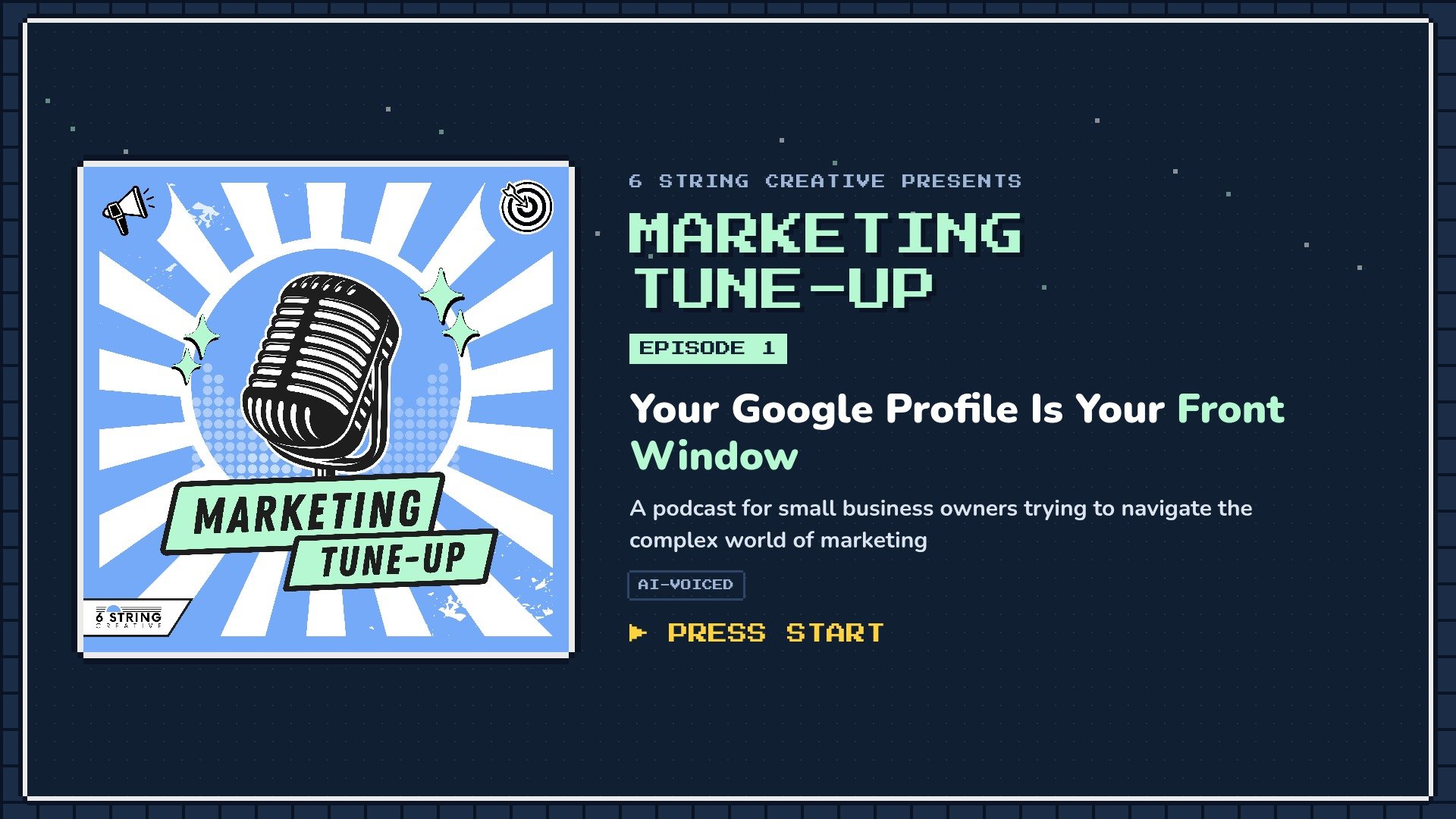 Marketing Tune-Up, Episode 1